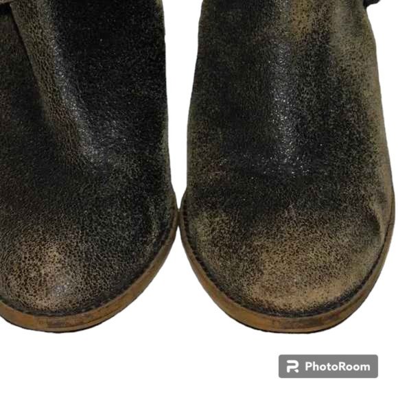 Kelsi Dagger Brooklyn Distressed Leather Ankle Boots Size 9M - Picture 6 of 15